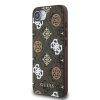 Guess PU 4G Peony MagSafe tok iPhone 16e készülékhez barna