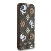 Guess PU 4G Peony MagSafe tok iPhone 16e készülékhez barna