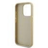 Karl Lagerfeld Wrinkled PU Signature Logo tok iPhone 15 Pro Max készülékhez, arany