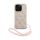 Guess PU Leather 4G Colored Ring Strap MagSafe tok iPhone 15 Pro Max készülékhez rózsaszín