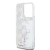 Karl Lagerfeld Liquid Glitter Monogram Gradient tok iPhone 14 Pro készülékhez fehér