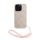 Guess PU Leather 4G Colored Ring Strap MagSafe tok iPhone 16 Pro Max készülékhez rózsaszín