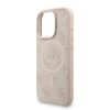 Guess PU Leather 4G Colored Ring Strap MagSafe tok iPhone 16 Pro Max készülékhez rózsaszín