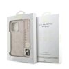 Guess PU Leather 4G Colored Ring Strap MagSafe tok iPhone 16 Pro Max készülékhez rózsaszín