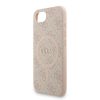 Guess PU Leather 4G Colored Ring Strap MagSafe tok iPhone 16e készülékhez rózsaszín