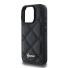 Guess PU bőr quilted tok iPhone 16 Pro Max készülékhez fekete
