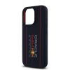 Red Bull Silicone Vertical Logo MagSafe tok iPhone 16 Pro Max készülékhez tengerészkék
