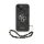 Guess PU 4G Metal Logo Strap tok iPhone 15 készülékhez fekete