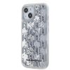 Karl Lagerfeld Liquid Glitter Monogram Gradient tok iPhone 15 készülékhez fehér