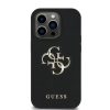 Guess PU Grained 4G Metal Logo tok iPhone 13 Pro készülékhez fekete