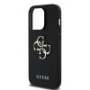 Guess PU Grained 4G Metal Logo tok iPhone 13 Pro készülékhez fekete