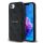 Guess PU bőr 4G Colored Ring MagSafe tok iPhone 16e készülékhez fekete