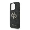 Guess PU 4G Metal Logo Strap tok iPhone 15 Pro Max készülékhez fekete