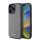 DKNY PU bőr Silver Metal Logo Magsafe tok iPhone 16 Pro Max készülékhez szürke