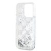 Karl Lagerfeld Liquid Glitter Monogram Gradient tok iPhone 15 Pro Max készülékhez fehér