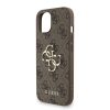 Guess PU 4G Metal Logo Strap tok iPhone 15 készülékhez barna