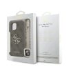 Guess PU 4G Metal Logo Strap tok iPhone 15 készülékhez barna