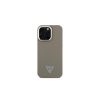 Guess PU Grained Triangle Logo tok iPhone 16 Pro Max készülékhez barna