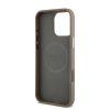 Guess PU Grained Triangle Logo tok iPhone 16 Pro Max készülékhez barna