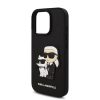 Karl Lagerfeld PU Saffiano Karl and Choupette tok iPhone 16 Pro Max készülékhez fekete