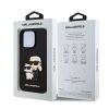 Karl Lagerfeld PU Saffiano Karl and Choupette tok iPhone 16 Pro Max készülékhez fekete