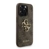 Guess PU 4G Metal Logo Strap tok az iPhone 15 Pro Max készülékhez barna