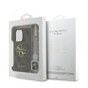 Guess PU 4G Metal Logo Strap tok az iPhone 15 Pro Max készülékhez barna