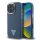 Guess PU Grained Triangle Logo tok iPhone 16 Pro Max készülékhez kék