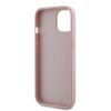 Guess PU Grained 4G Metal Logo tok iPhone 15 készülékhez rózsaszín