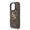 Guess PU 4G Metal Logo Strap tok iPhone 16 Pro Max készülékhez barna