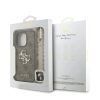 Guess PU 4G Metal Logo Strap tok iPhone 16 Pro Max készülékhez barna