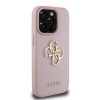 Guess PU Grained 4G Metal Logo tok iPhone 15 Pro Max készülékhez rózsaszín