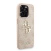 Guess PU 4G Metal Logo Strap tok iPhone 15 Pro Max készülékhez rózsaszín