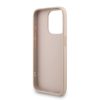 Guess PU 4G Metal Logo Strap tok iPhone 15 Pro Max készülékhez rózsaszín