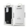 DKNY PU Leather Stack Logo Magsafe tok iPhone 16 Pro Max készülékhez fekete