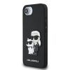Karl Lagerfeld PU Saffiano Karl and Choupette tok iPhone 16e készülékhez fekete