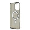 Guess IML Rhinestones Ring MagSafe tok iPhone 16 Pro Max készülékhez fekete