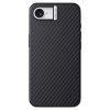 Nillkin Synthetic Fiber PRO mágneses kemény tok Apple iPhone 16e készülékhez ezüst