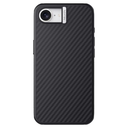 Nillkin Synthetic Fiber PRO mágneses kemény tok Apple iPhone 16e készülékhez ezüst