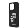 Karl Lagerfeld PU Saffiano Karl and Choupette tok iPhone 15 Pro Max készülékhez fekete