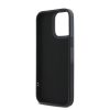 Karl Lagerfeld 3D Rubber Glitter Logo tok iPhone 15 Pro Max készülékhez fekete