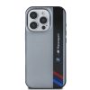 BMW IML Motorsport Vertical Stripe tok iPhone 16 Pro Max készülékhez szürke