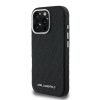 Karl Lagerfeld Grained PU Repeated Logo MagSafe tok iPhone 16 Pro Max készülékhez fekete
