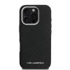 Karl Lagerfeld Grained PU Repeated Logo MagSafe tok iPhone 16 Pro Max készülékhez fekete