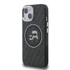 Karl Lagerfeld IML K&CH Heads Repeated Logo MagSafe tok iPhone 15 készülékhez fekete