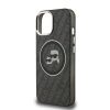 Karl Lagerfeld IML K&CH Heads Repeated Logo MagSafe tok iPhone 15 készülékhez fekete