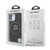 Karl Lagerfeld IML K&CH Heads Repeated Logo MagSafe tok iPhone 15 készülékhez fekete