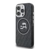 Karl Lagerfeld IML K&CH Heads Repeated Logo MagSafe tok iPhone 15 Pro Max készülékhez fekete