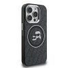 Karl Lagerfeld IML K&CH Heads Repeated Logo MagSafe tok iPhone 15 Pro Max készülékhez fekete