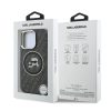 Karl Lagerfeld IML K&CH Heads Repeated Logo MagSafe tok iPhone 15 Pro Max készülékhez fekete